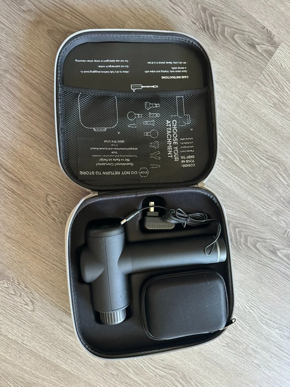 Sharper Image Deep Tissue Massage Percussion Carrying Case & Attachments / Parts